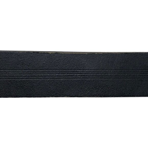 Nike Men’s Black Golf Belt Size 34 Genuine Leather Logo Silver Buckle 11024-01 - Picture 6 of 7